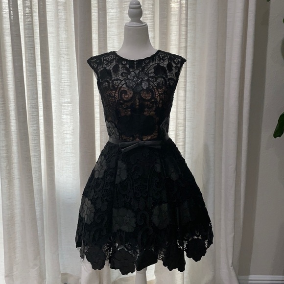 Jovani Black Cocktail Dress - Picture 1 of 8